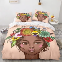 dropshipping bedding sets duvet cover 1 pillowcase single christmas gift for kids boy gifts african womens national style