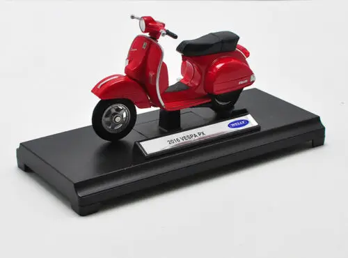 Модель мотоцикла Welly 1:18 Vespa 2016 PX литая игрушка в коробке |