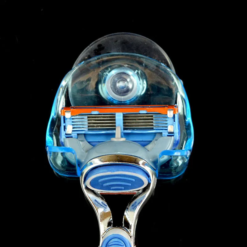 1 шт. прозрачная стойка для бритвы пластиковая супер присоска мужчин держатель