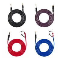 high quality tattoo rca clip cord silicone springless clipcord for power supply footswitch machine gun tattoo accessories