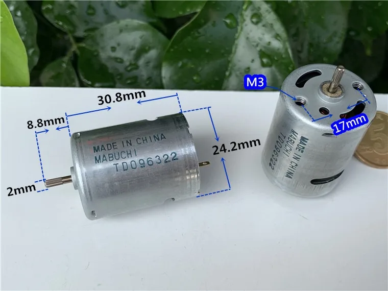 

1 шт. 370SD-5028 рельефный Вал микро мотор Высокоскоростной 3 в-7,4 в мотор водяной пистолет Модифицированная игрушка RK-370SD-5028/42