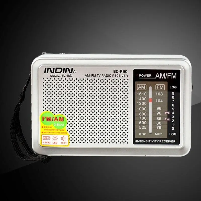 Портативный AM FM радио Ретро винтажный встроенный динамик Карманный многоцелевой коротковолновой приемник R90 для пожилых людей высокого качества Radyo