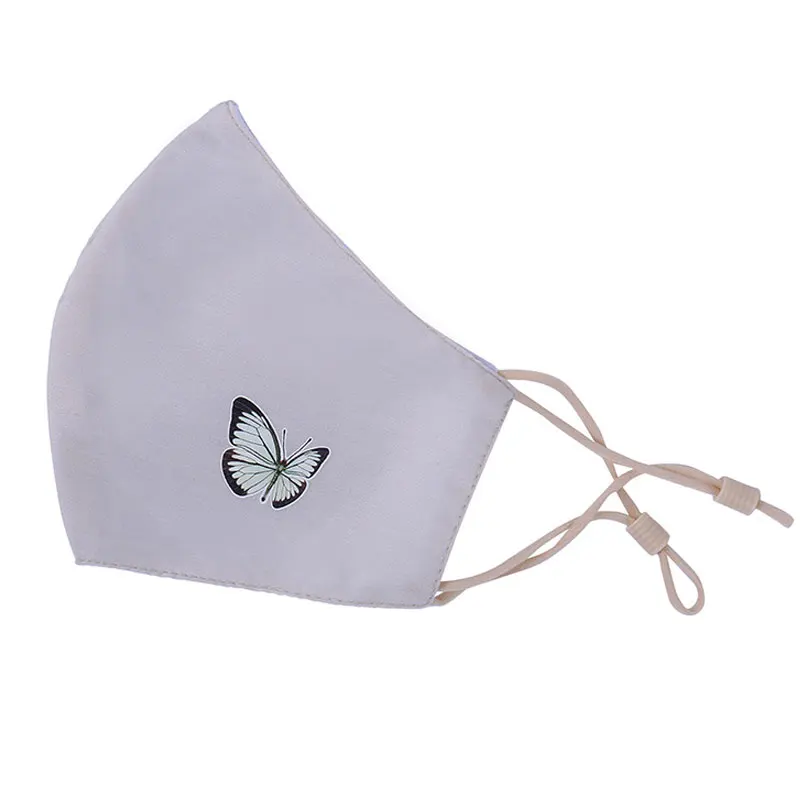 Tcare1Pcs модные девушки лицо рот маска против пыли фильтр ветрозащитный рот муфельной бактерии доказательство маски для лица для защиты от гриппа уход многоразовые - Цвет: White