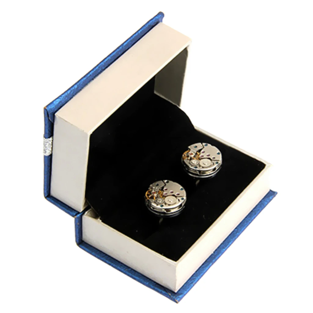 Элегантные картонные бархатные запонки коробка кольцо чехол для хранения товары