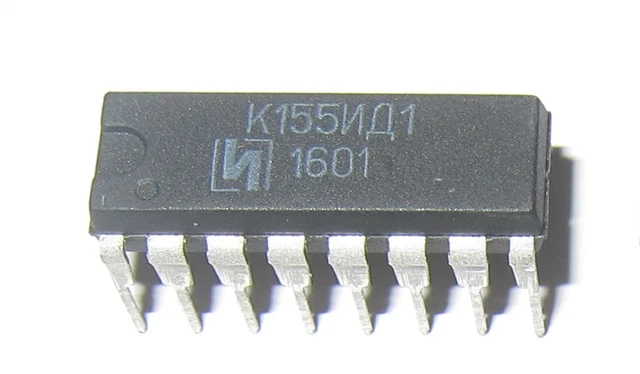 Б/у импортируется из K155ID1 74141 HP1820-0092 лампа накаливания Драйвер часов IC чип