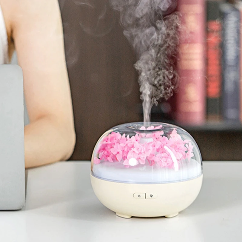 

Humidifier 180ml Essential Oil Diffuser for Large Room 24 Hours with 7Color Changing Lights Aromatherapy Diffuser 2 Spray Modes