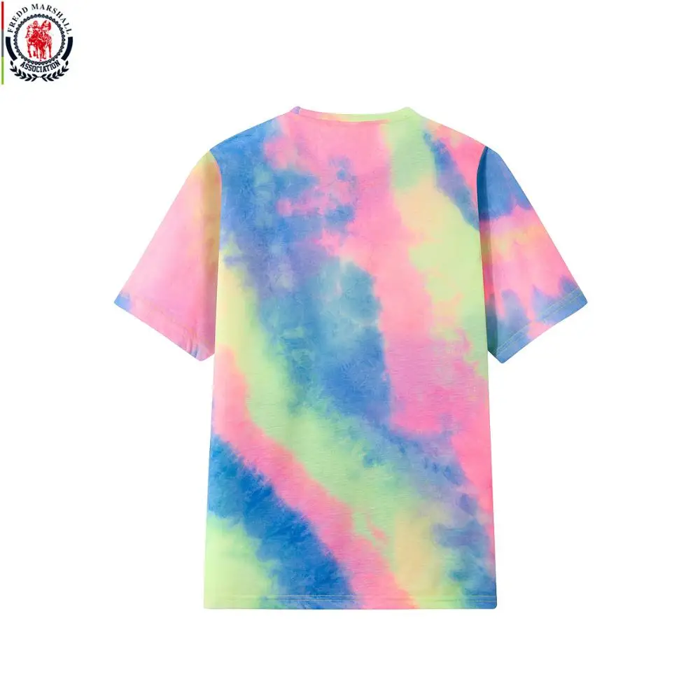 Футболка FREDD MARSHALL Мужская с забавным принтом Повседневная рубашка коротким