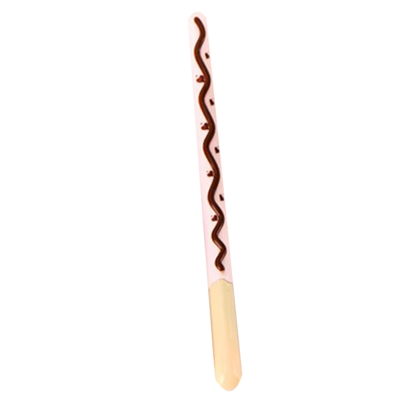

36Pcs/Lot Cookie Biscuit Gel Pen , Cute Chocolate Bar Pen for Kids Writing , 0.38mm Black Ink Color