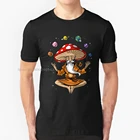 Волшебный гриб Будда уличная одежда забавная черная одежда мужская футболка Топы футболки хиппи шрумс психоделика волшебные грибы футболка