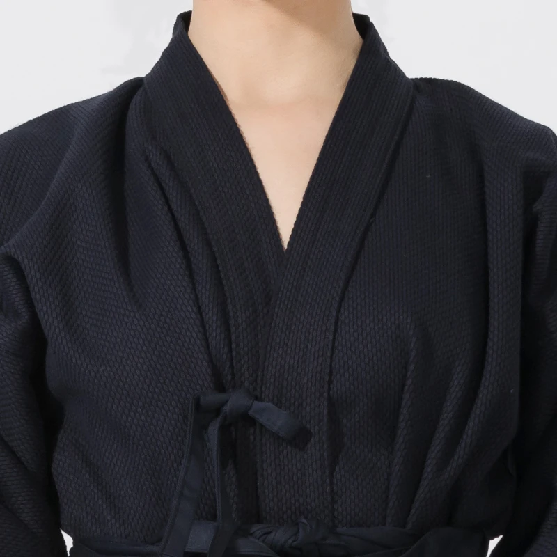 

Костюм Kendo, мужские и женские костюмы, летняя хлопковая ткань, Белый Топ, саржевая юбка-брюки, брюки