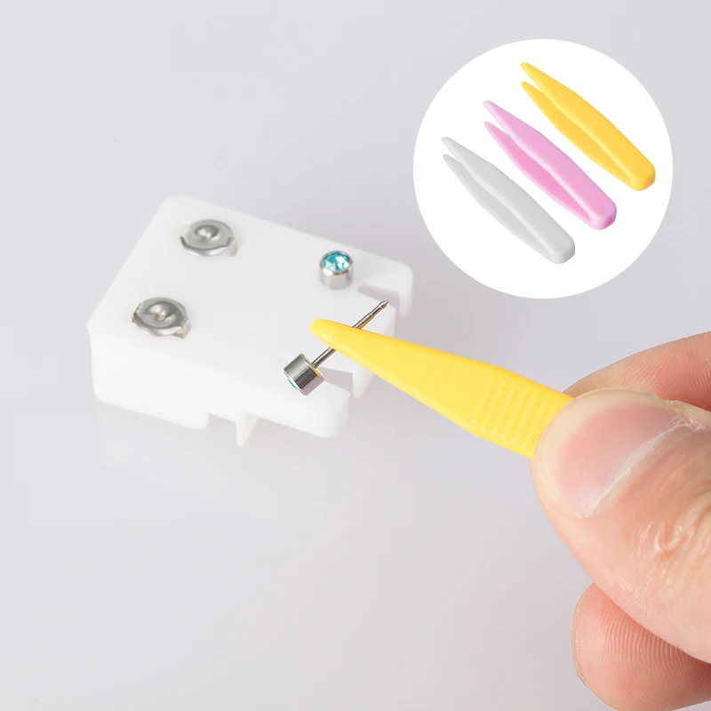 Пинцет с пластиковыми бусинами для изготовления украшений сделай сам аксессуары