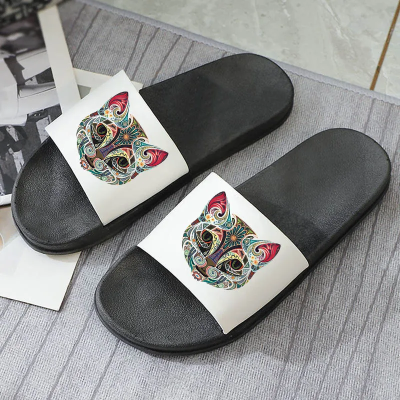 

New Women Indoor Slippers Floor Flat Shoes Ladies Shoes Summer Beach Non-slip Flip Flops Home Slippers Home Slides female Shoes