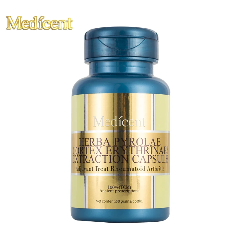 

Medicent Herba Pyrolae Cortex Erythrinae Extraction Capsule, Adjuvant Treat Rheumatoid Arthritis, Rheumatoid arthritis, 50pcs.