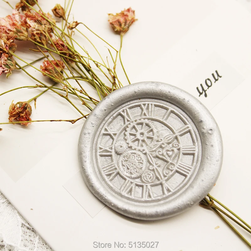 Штамп для восковой печати chronos gear металлический воск запечатывания комплект