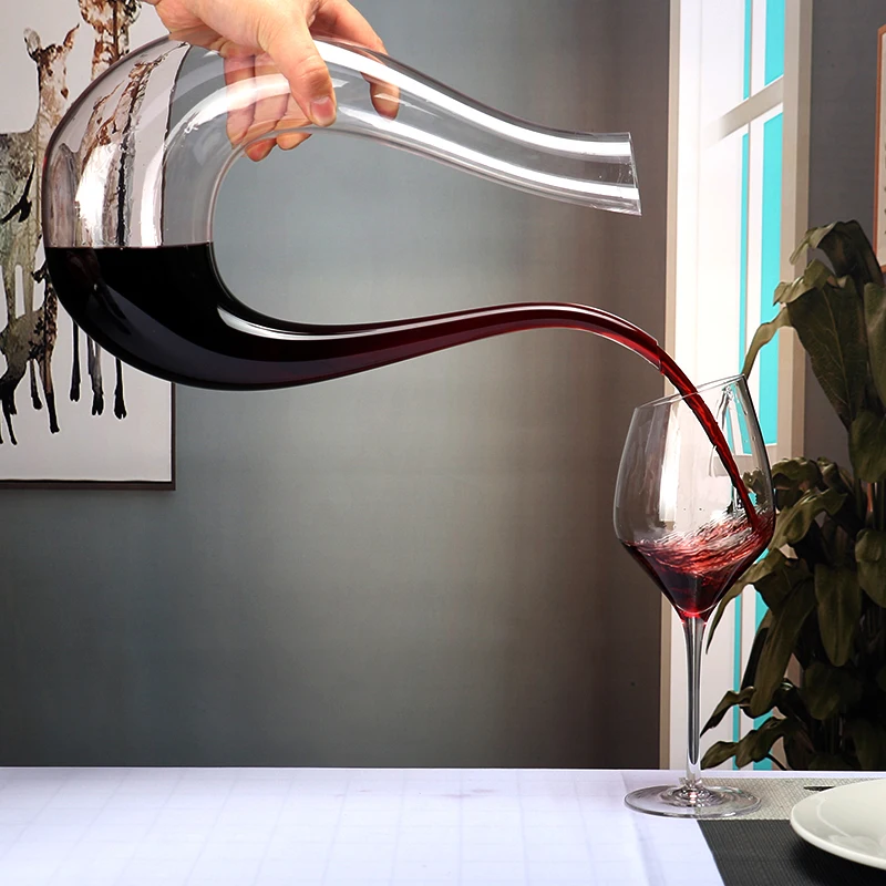 Высококачественный Хрустальный декантер ручной работы 1500 мл без свинца для