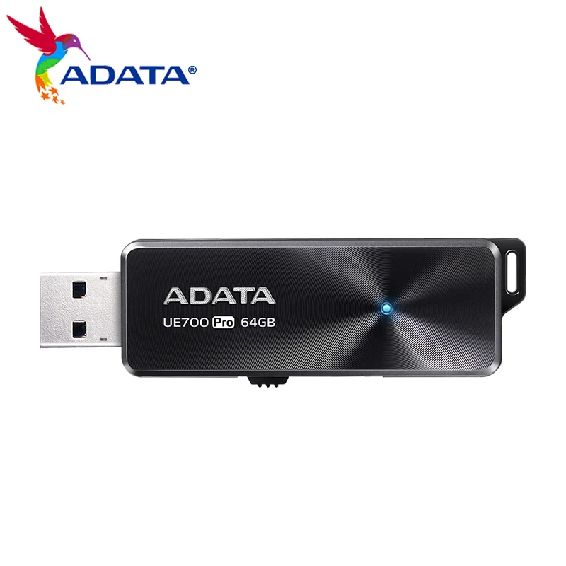 

ADATA UE700 Pro USB 3.2 Flash Drive 64GB 128GB 256GB 512GB Pen Drive U Disk High Speed LED Indicator Pendrive Memory USB Stick