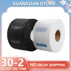 1 рулон, одноразовые шеи для стрижки воротник парикмахерский, накидка для стрижки волос, покрытие рулон бумаги для шеи, аксессуары для резки чехол в виде фартука