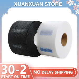 1 рулон, одноразовые шеи для стрижки воротник парикмахерский, накидка для стрижки волос, покрытие рулон бумаги для шеи, аксессуары для резки чехол в виде фартука