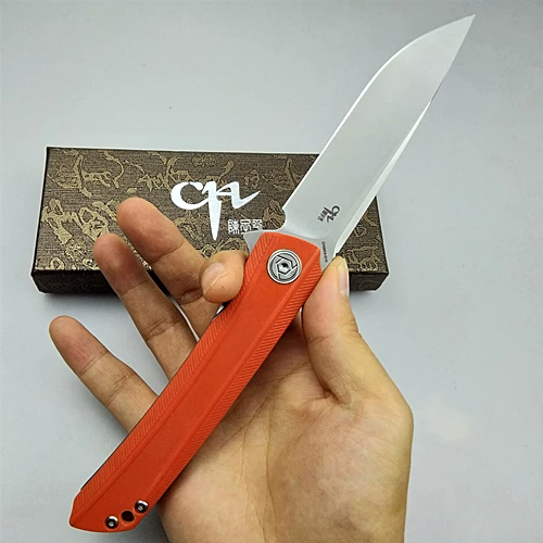 orange CH3002 складной нож D2 лезвие охотничьи карманные ножи для выживания тактический Флиппер G10 Открытый Кемпинг портативный подарок кухонный EDC инструмент - Цвет: orange