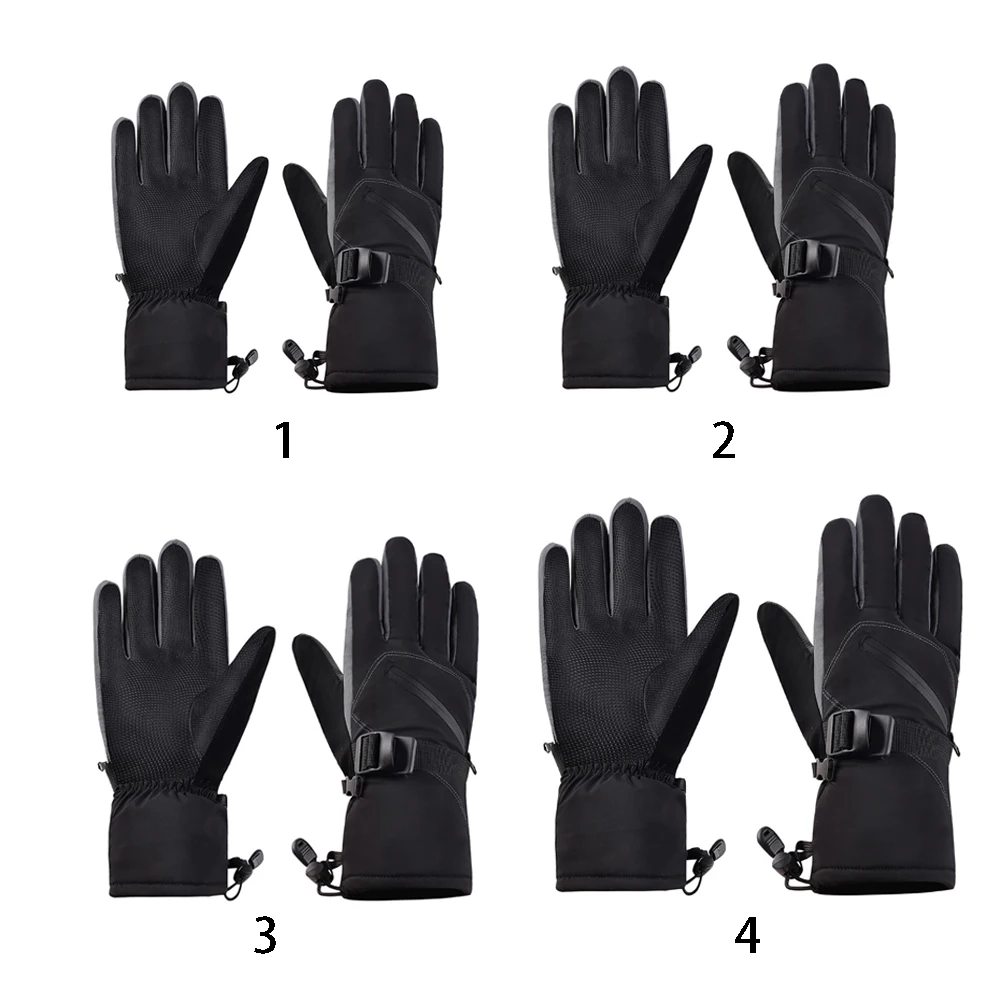 

Waterproof Insulated Thermal Winter Sports Outdoor Snowboard Riding Motorcycle Ski Gloves Windproof Anti Slip Cold Heather Thick