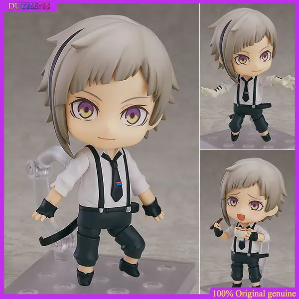 100% оригинал: Bungo бродячие собаки Nakajima atсуши Q version figma ПВХ фигура аниме модель