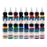 tattoo ink 16 colors set 1 oz 30mlbottle pigment kit 3d makeup beauty ink