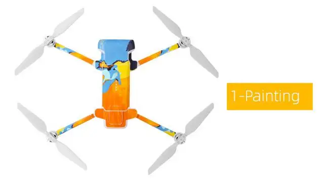 1-Painting Новейшие наклейки для Xiaomi FIMI X8 SE пвх наклейки защитная кожа для Xiaomi FIMI X8 SE аксессуары для дрона - Цвет: 1-Painting