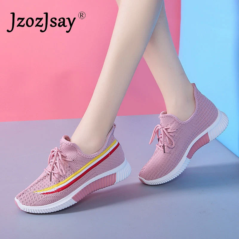 Модные весенние женские кроссовки из сетчатого материала летняя повседневная