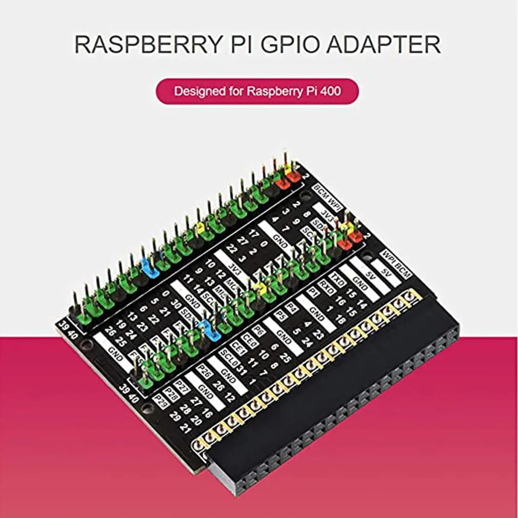Для Raspberry Pi 400 GPIO адаптер для головки расширение 2x 40-контактный разъем