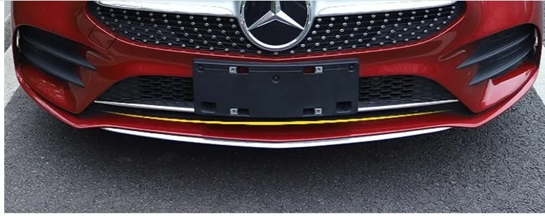Подходит для Mercedes Benz A Class W177 V177 AMG Line Автомобильная передняя противотуманная фара ламповая наклейка крышка полосы 4 шт авто аксессуары