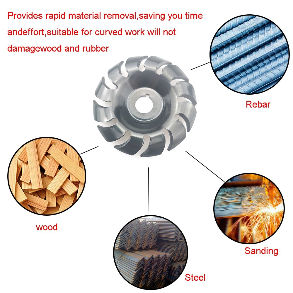 12 передач 90 мм деревообрабатывающий поднос для чая резьба по корням лезвие из