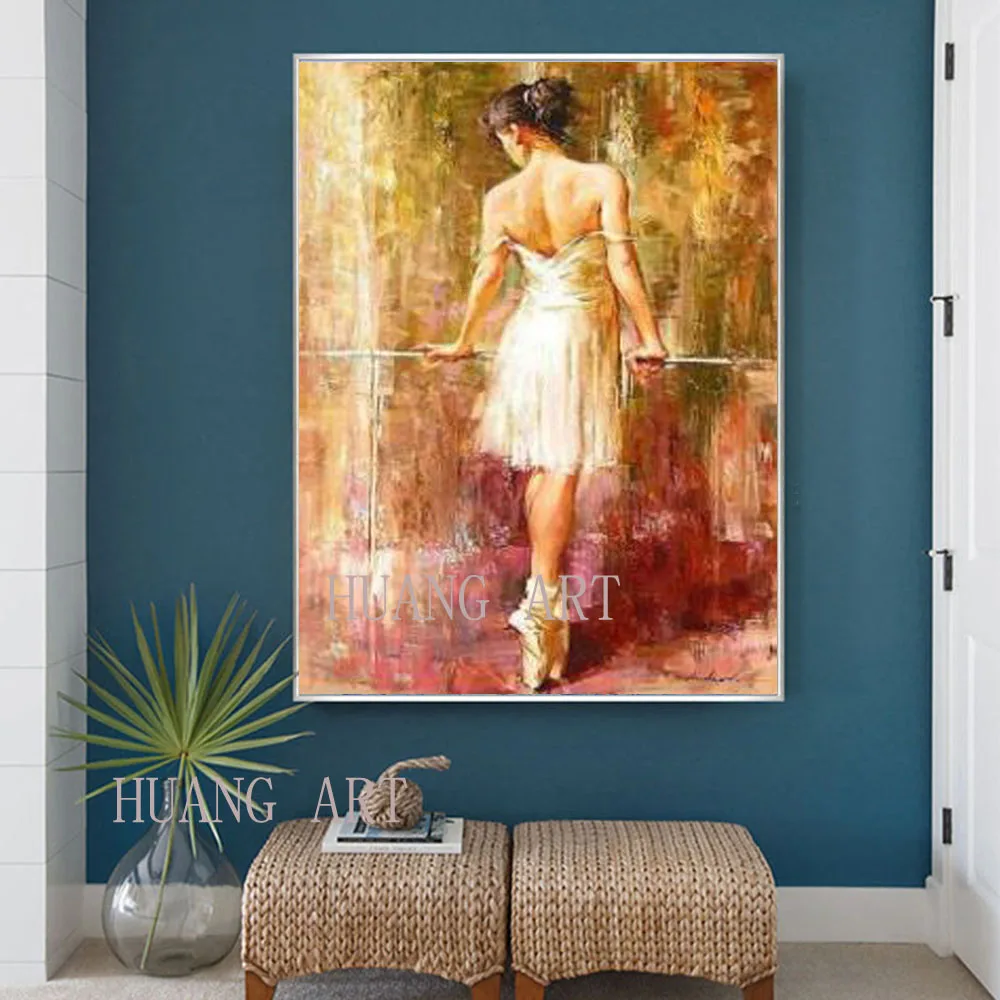 Новое поступление ручная работа высокое качество искусственная картина маслом