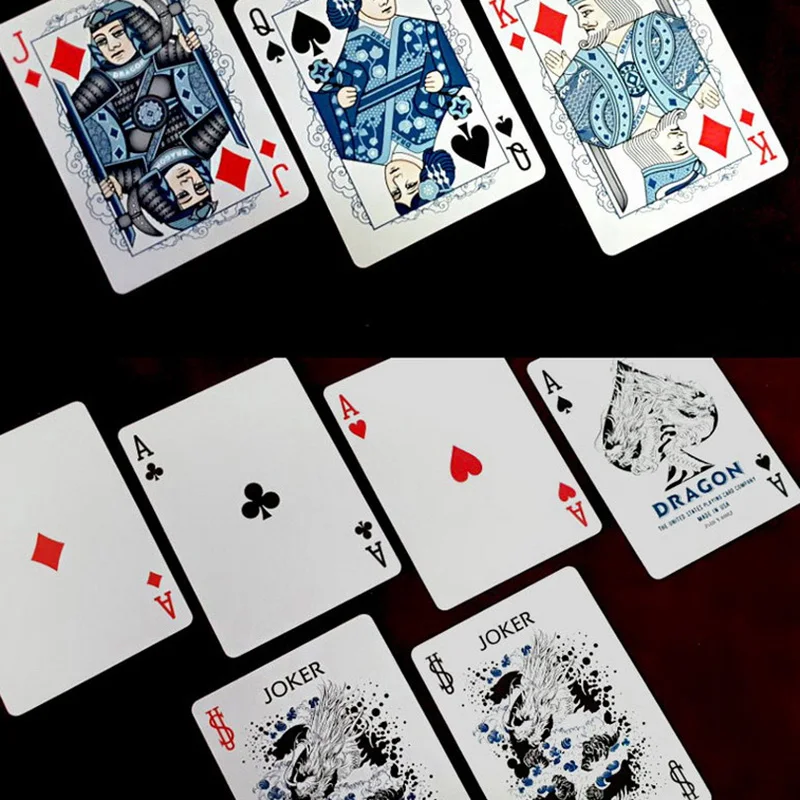 1 шт. карты East играющий дракон Волшебная категория для покера профессиональной