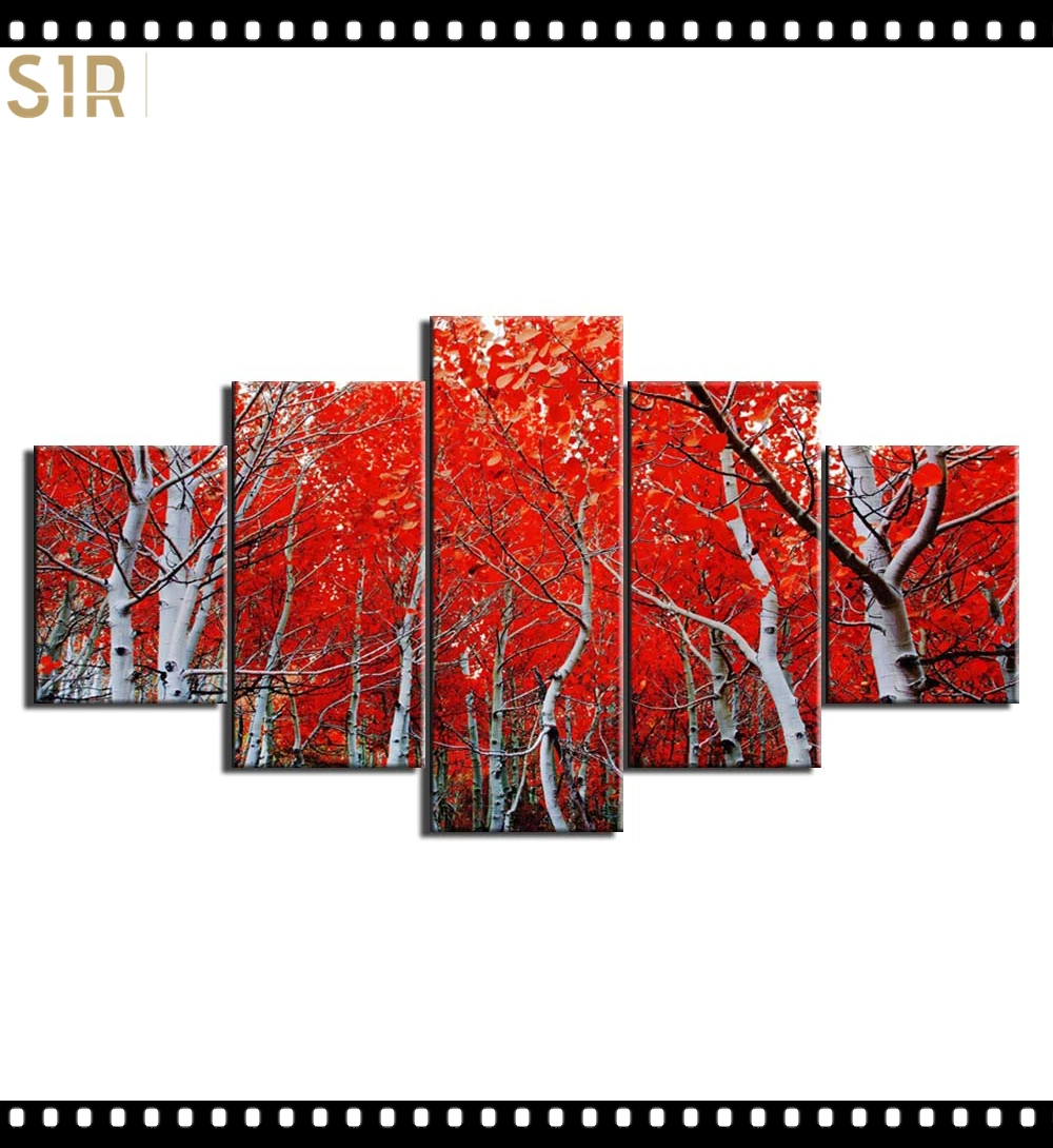 

Scenery Decorations for The Five - Part Poster Living Room Decoration Room Decor Anime Decor Wall Paintings Home Decor Wall Art