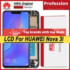 100% оригинал 6,3 ''ЖК дисплей для Huawei Nova 3i INE-LX1 LX2 дисплей P Smart LCD сенсорный экран, дигитайзер, для сборки, запасные части