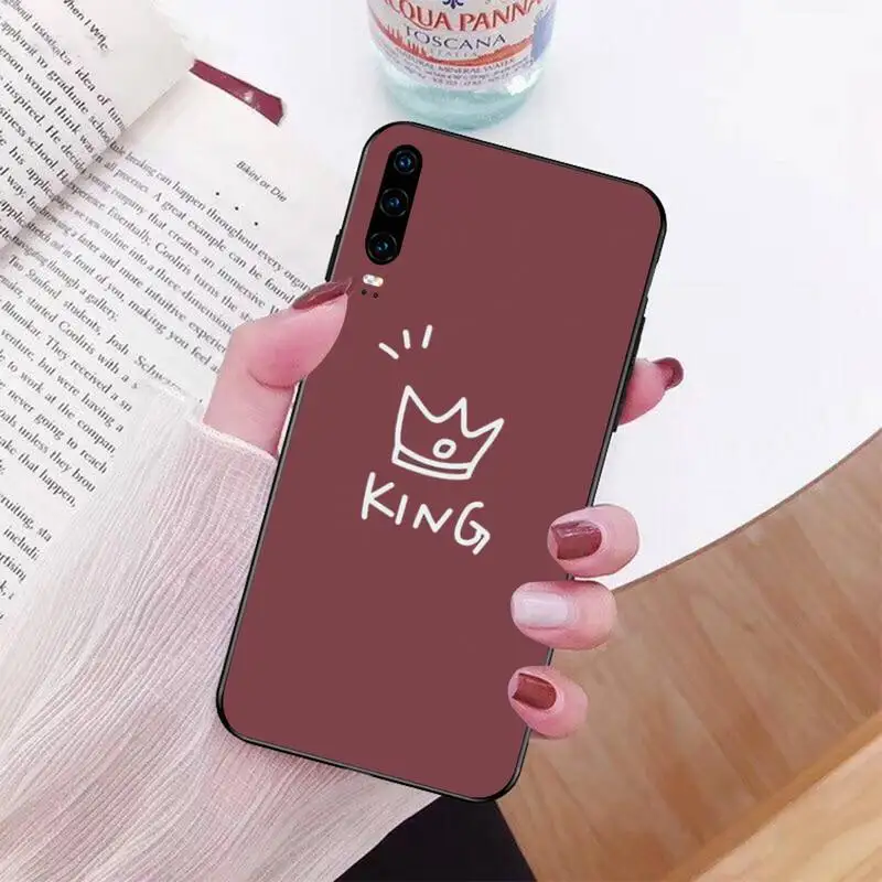 

NBDRUICAI Fashion Graffiti Candy Color Pure Letter Phone Cover for Huawei Honor 20 10 9 8 8x 8c 9x 7c 7a Lite view pro