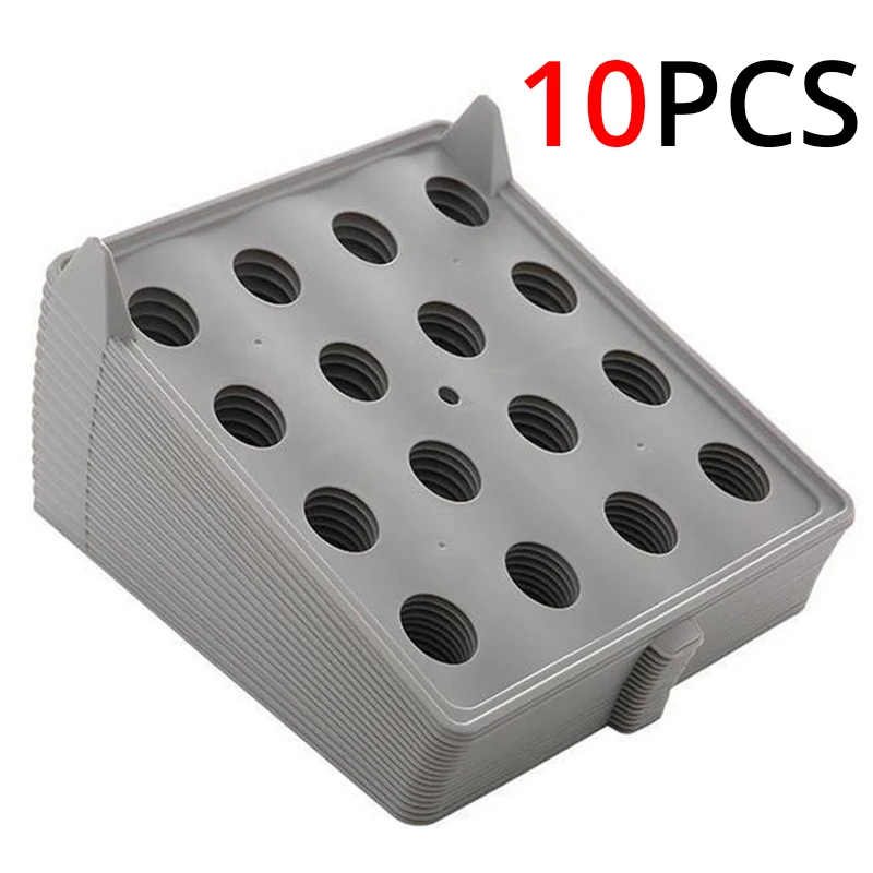 Grey 10 шт. Шкаф Перегородки для хранения стойки шкафы Держатель Одежда сложить организации рубашка Папка путешествия шкаф ящик стек - Цвет: Grey