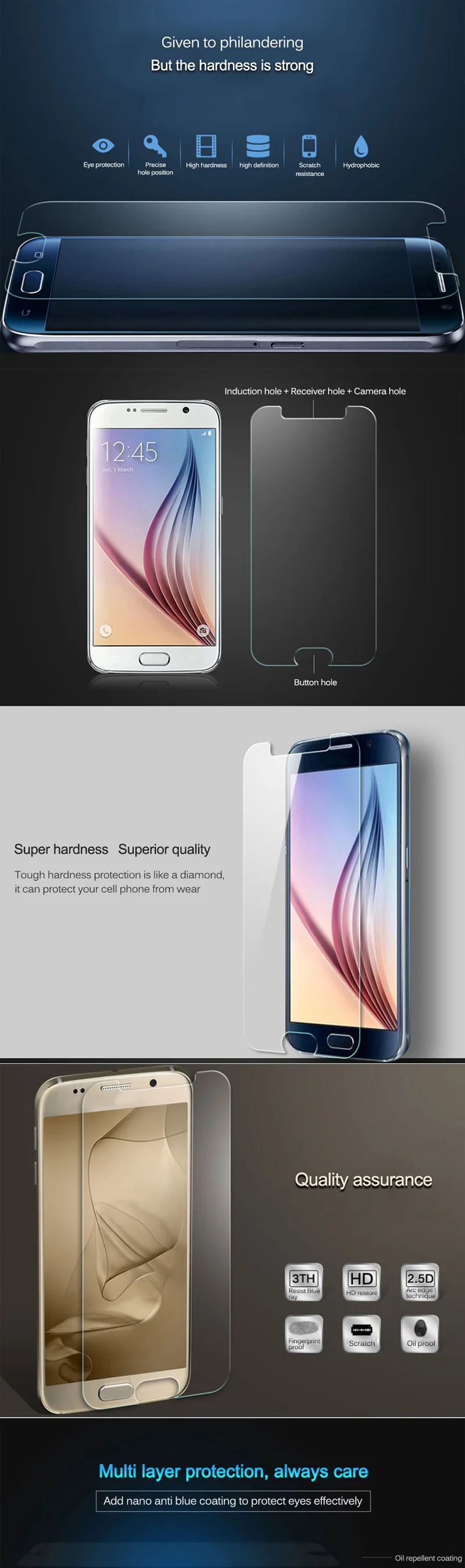 Закаленное стекло для samsung galaxy J2, J3, J4, J6, J7, J8,, Защита экрана для samsung A5, A6, A7, A8 Plus, защитная пленка для телефона
