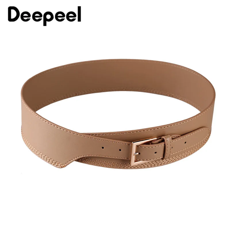 Deepeel 1 шт. 6 см * 104 женский пояс из искусственной кожи с широкой талией