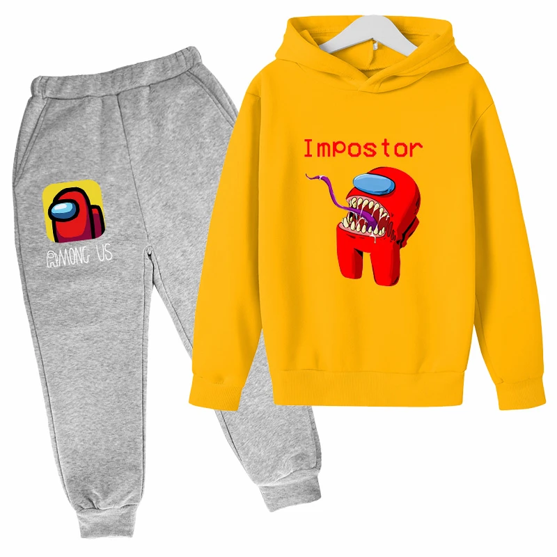 

Children's Hoodie and Two-Piece Pants Children's Clothing Suit 4-14 Years Old Girl's Clothing 2021 Spring New Game Hoodie