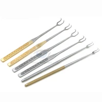 stainless steel eyelid nose shaping hook double eyelid eye bag two claw double tooth pull hook