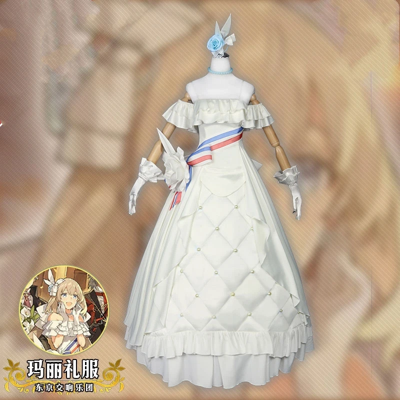 Fate Grand Order Orchestra Marie Antoinette маскарадный костюм для девочек великолепная нарядная