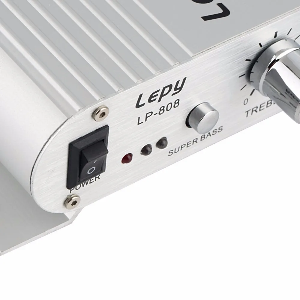 Новый Hi-Fi стерео аудио усилитель 12 В домашний басовый динамик громкий для