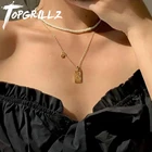 TOPGRILLZ новая подвеска созвездия из нержавеющей стали, ожерелье, аксессуары, подарок для женщин