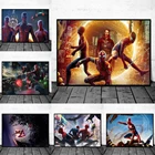 Новый фильм Marvel Человек-паук: Нет возможности дома, многосторонний постер супергероев Мстителей, настенное искусство, Декор для дома, гостиной, Картина на холсте