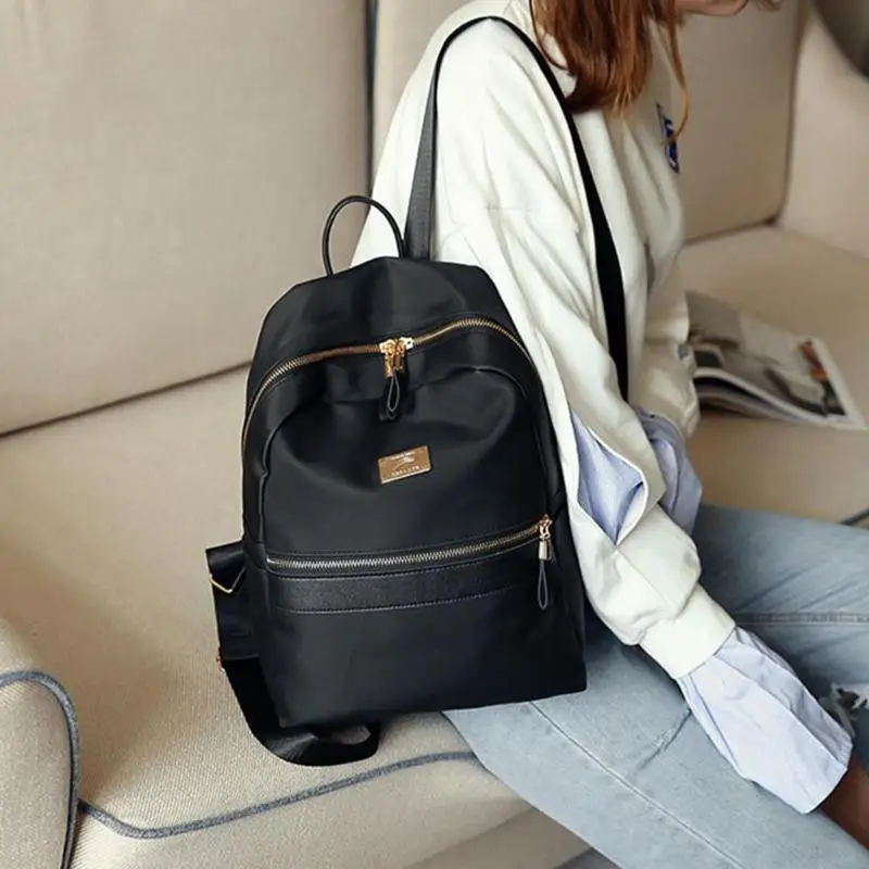 

2pcs/set Black Women Backpack Set PU Leather With Small Bag Fashion School Bag Clutch For Ladies mochilas feminina mujer