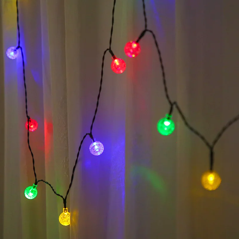 Глобус гирлянды 5/10 м хрустальный шар пузырь сказочные огни окружающее освещение