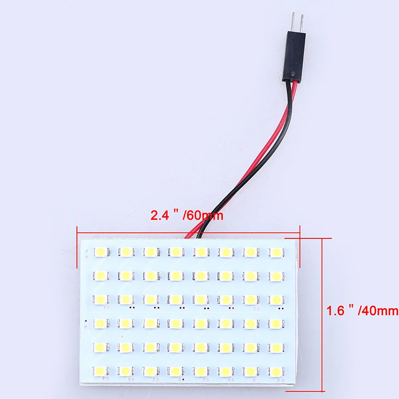 Posbay 2 шт. панель 48SMD белый микро куполообразный индекс Универсальный