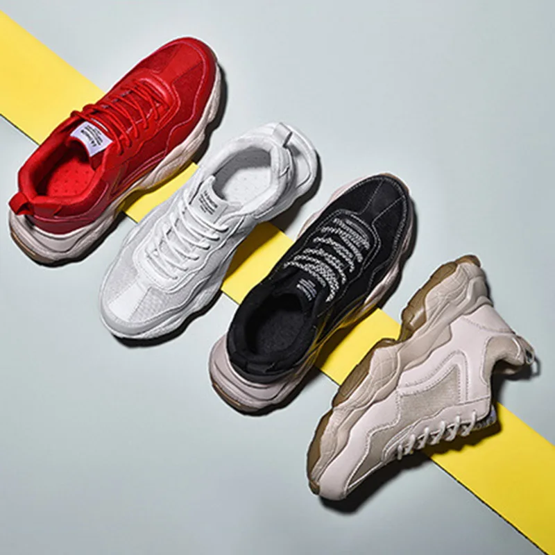 LITTHING Tenis Masculino Вулканизированная обувь мужские кроссовки Модные дышащие кроссовки на танкетке из сетчатого материала для мужчин большие размеры 39-44