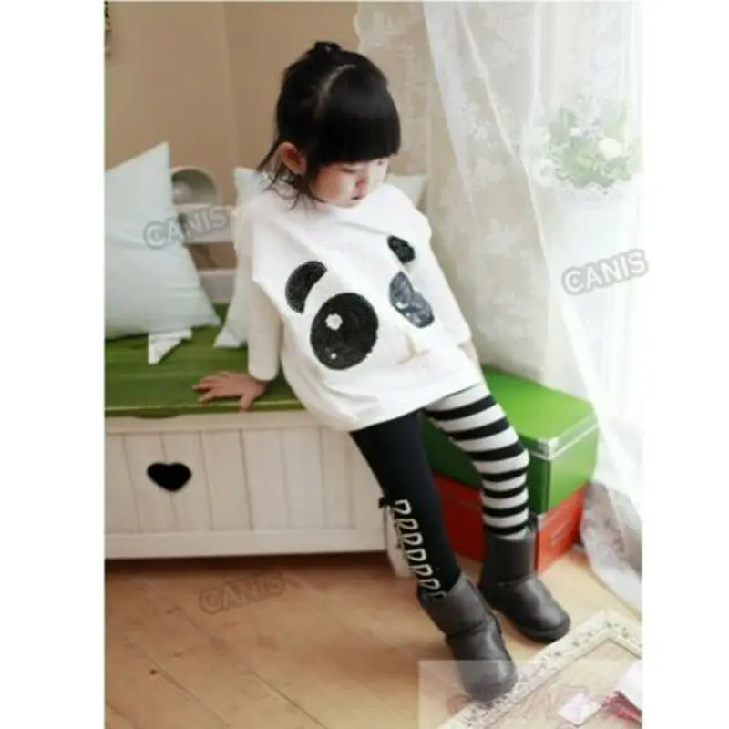 2 шт. детские брюки в полоску с длинным рукавом|Комплекты одежды| |